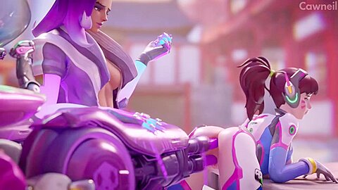 Sex Machines Bring Girl D To Orgasm.va From Overwatch