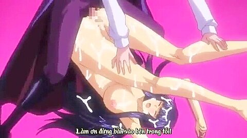 The battle maiden is penetrated by the demon in all her mouths, covered in semen, and creampied.