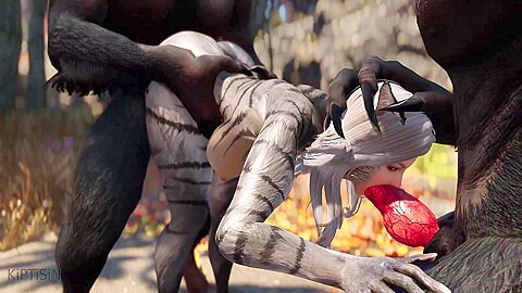 Two Werewolves Fucked A Cute Cat Girl 2