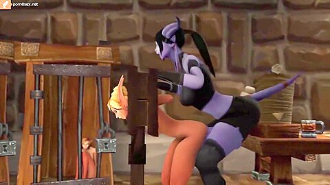 World Of Warcraft Porn With Depraved Futanari Elves And Draenei
